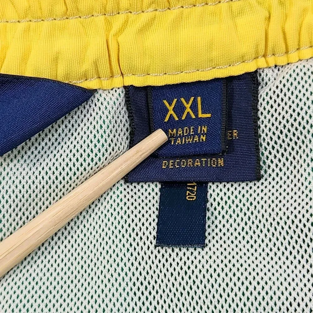 Polo Ralph‎ Lauren Swim Shorts Men's 2XL Green Board Trunks Pockets Mesh Lined